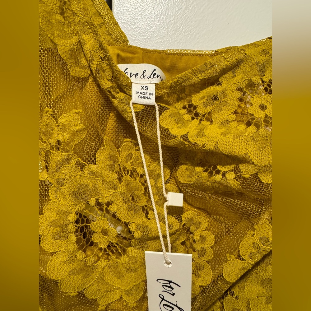 For Love And Lemons - NWT Tiana Mini Dress - Size XS MSRP $209 - Picture 6 of 7